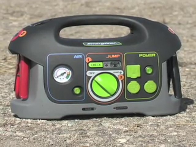 Energizer® All-in-One Jumpstarter / Air Compressor / Power Inverter - image 2 from the video